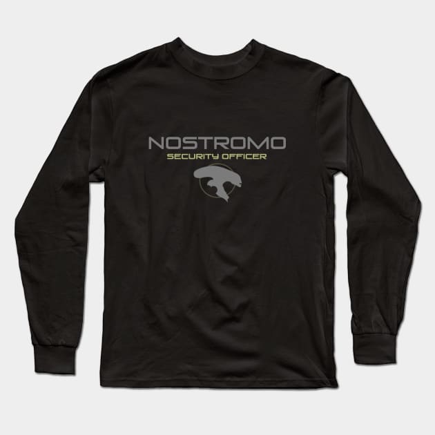 Nostromo Security Long Sleeve T-Shirt by edameronhill